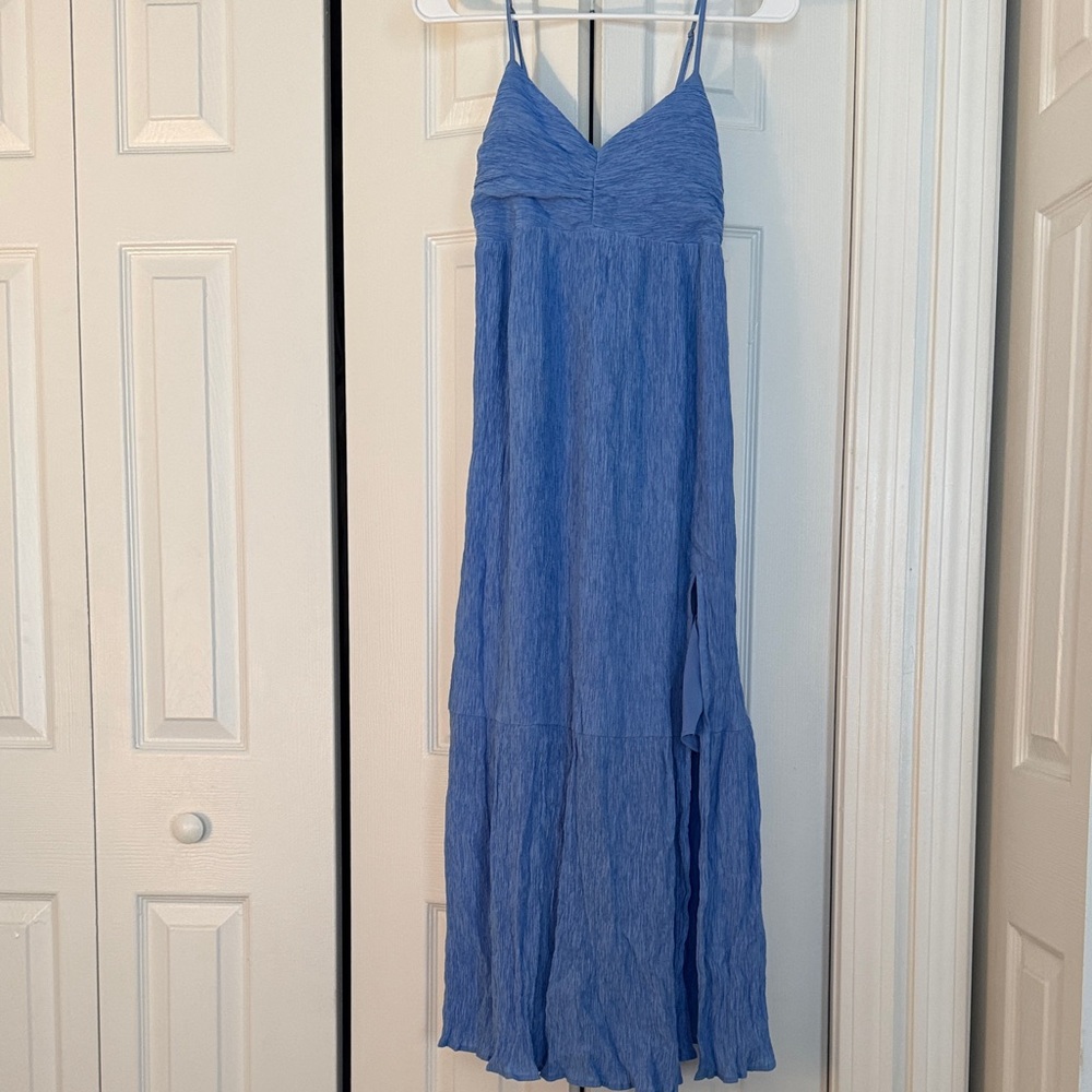 Abercrombie & Fitch Light Blue Maxi Dress